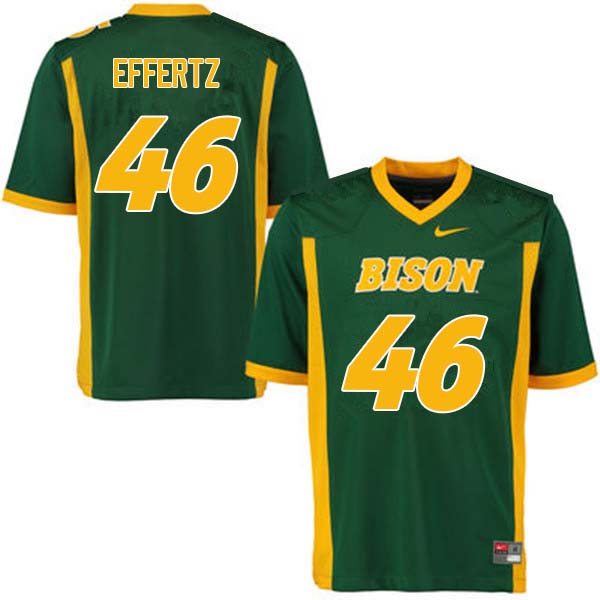 Men #46 Ross Effertz North Dakota State Bison College Football Jerseys Sale-Green